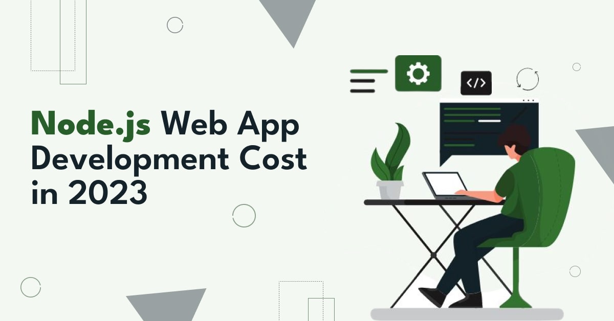 node js web app development cost