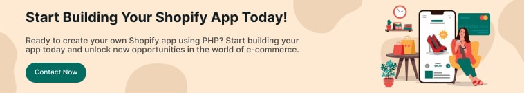 create shopify app using php