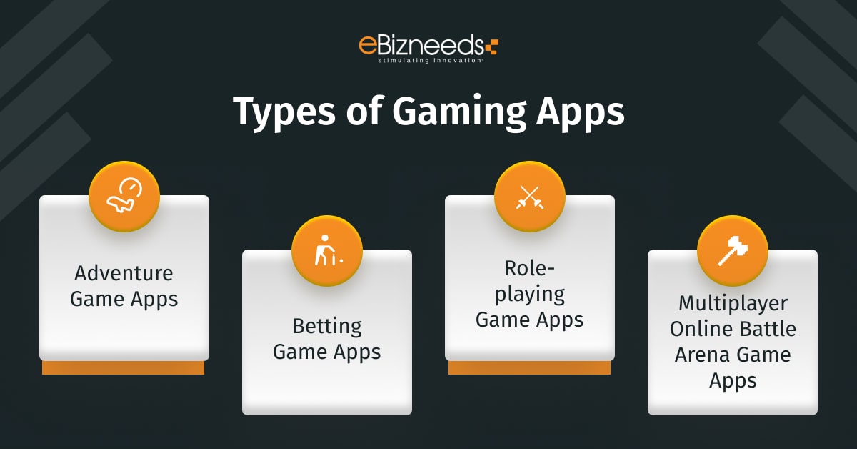 types of gaming apps