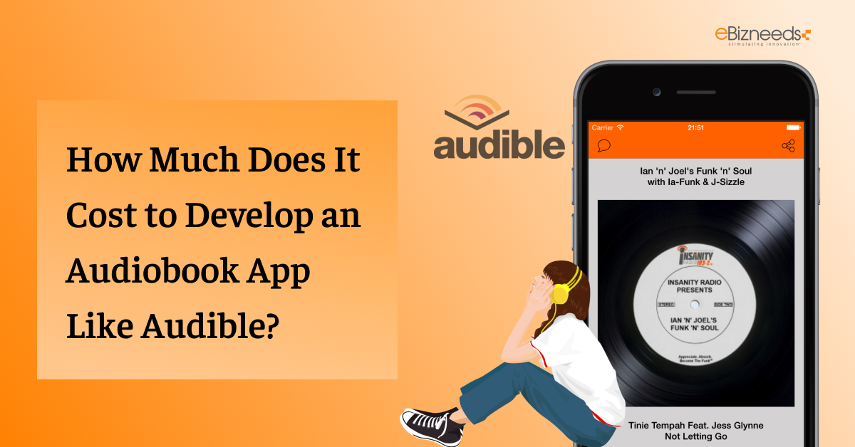 How Much Does It Cost to Develop an Audiobook App Like Audible?